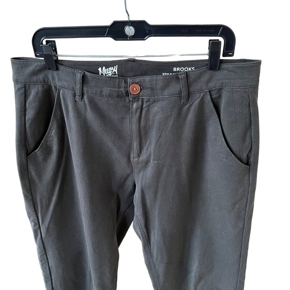 Mugsy Pants Mugsy Jeans Brooks Charcoal Black Chino Pants Size 34 X 3 Poshmark